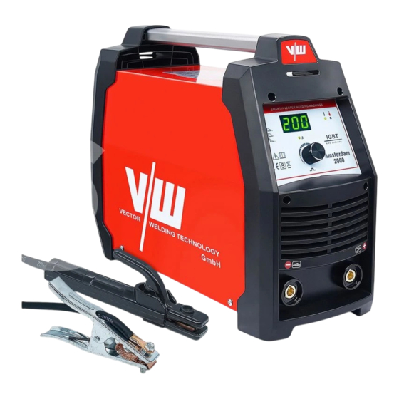 Vector Welding ARC Serie Mode D'emploi