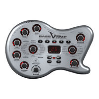 Behringer BASS V-AMP PRO Manuel D'utilisation