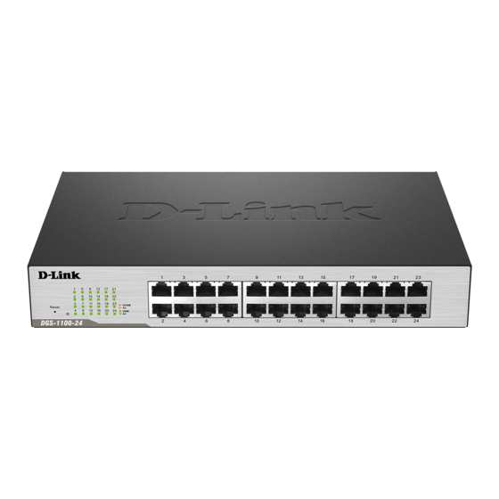 D-Link EasySmart DGS-1100-24 Guide De Démarrage