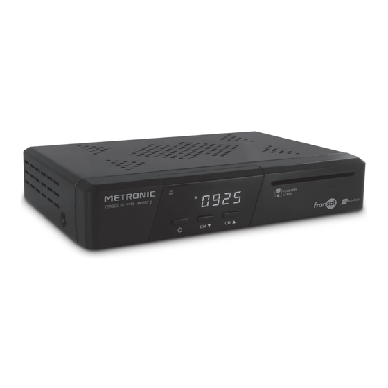 Metronic TERBOX HD PVR Manuel D'utilisation