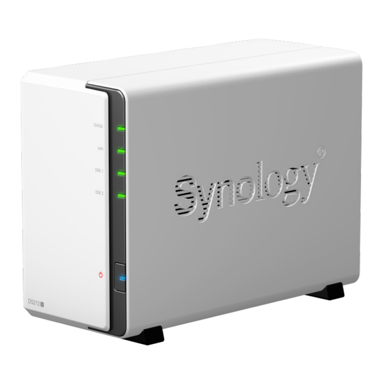Synology DiskStation DS212j Guide D'installation Rapide