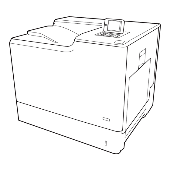 HP Color LaserJet Enterprise M652 Série Guide De L'utilisateur