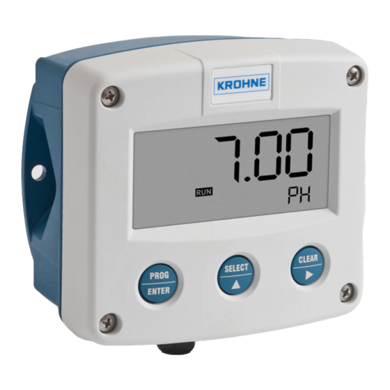 KROHNE SD 200 W Supplément Au Manuel