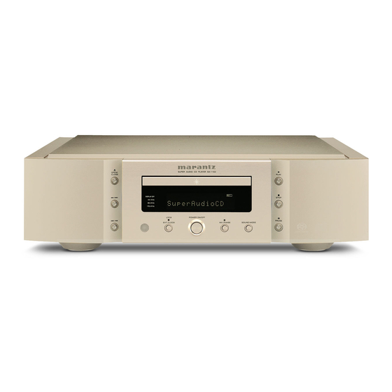 Marantz SA-11S2 Mode D'emploi