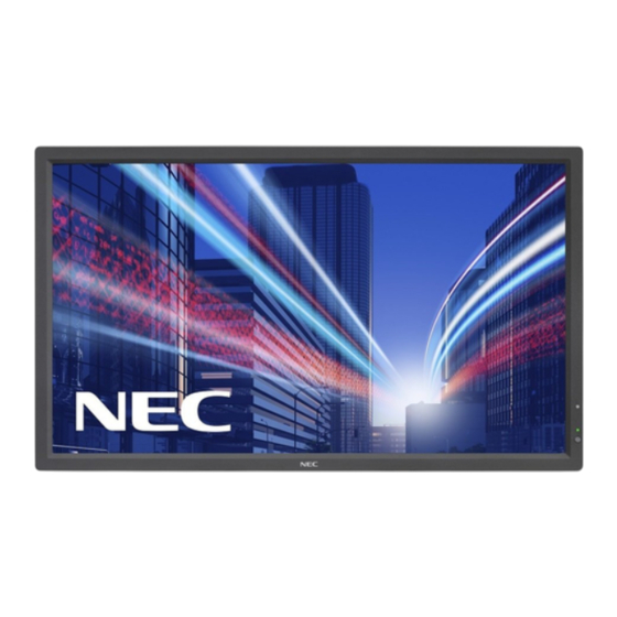 NEC MultiSync V323-2 Manuel D'utilisation