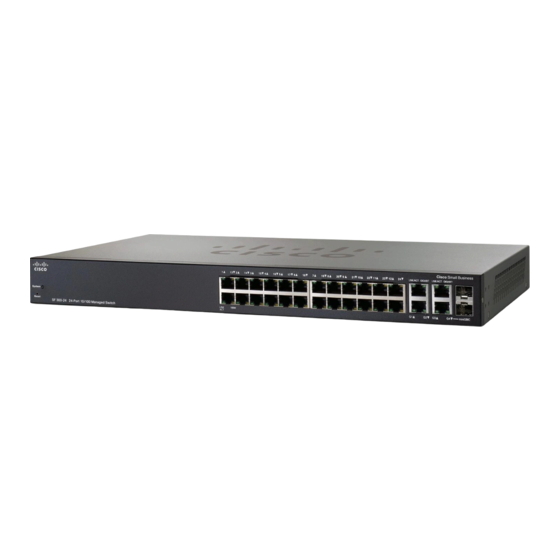 Cisco Small Business 300 Serie Guide D'administration