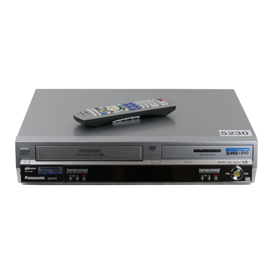 Panasonic Diga DMR-E75V Mode D'emploi