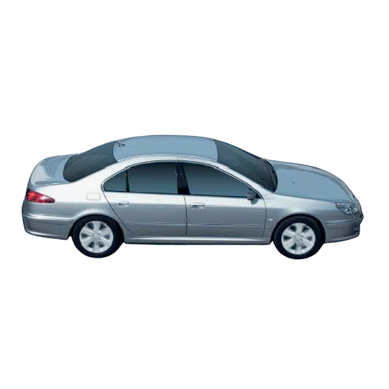 PEUGEOT 607 Guide D'utilisation