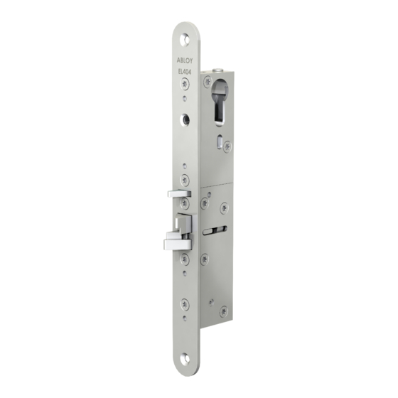 Assa Abloy EL404 Mode D'emploi