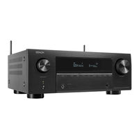 Denon AVR-X2800H Manuel De L'utilisateur