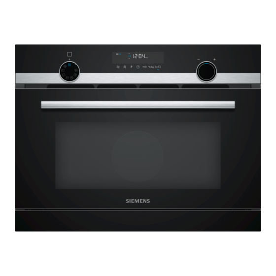 Siemens CO565AGS0 Manuel D'utilisation Et Notice D'installation