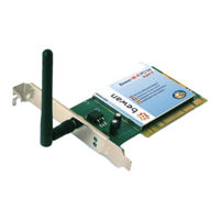 BeWAN Super G Wi-Fi PCI 54 Guide De L'utilisateur