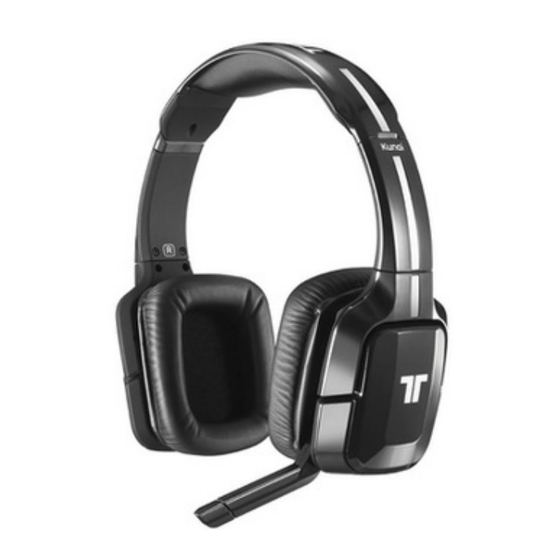 Tritton Kunai MICRO CASQUE SS FIL Manuel De L'utilisateur