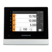 HEIDENHAIN ND 7013 Guide D'utilisation