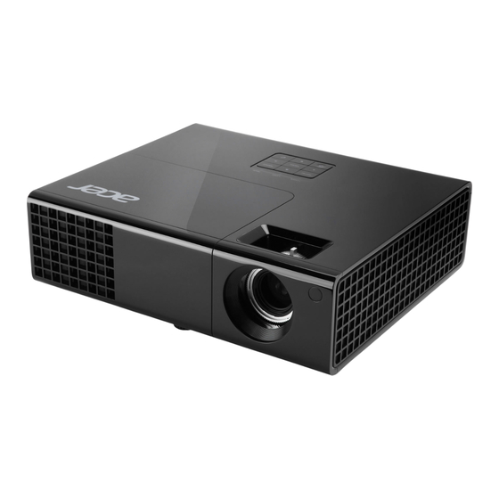 Acer X1140 Serie Guide Utilisateur