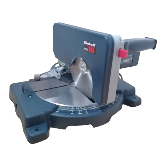 EINHELL KGS 205-H Mode D'emploi