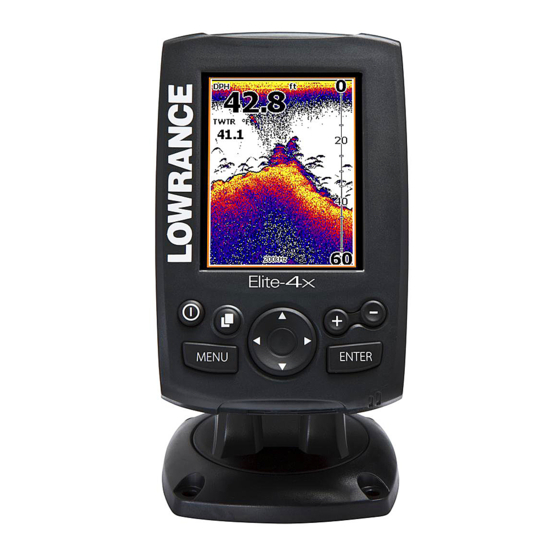 Lowrance Elite-4x Manuel D'utilisation