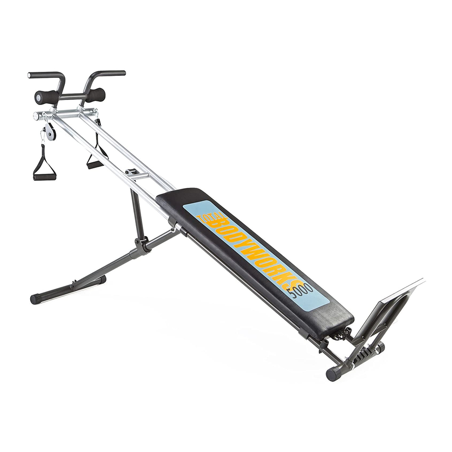 Weider total body works 5000 Manuel De L'utilisateur