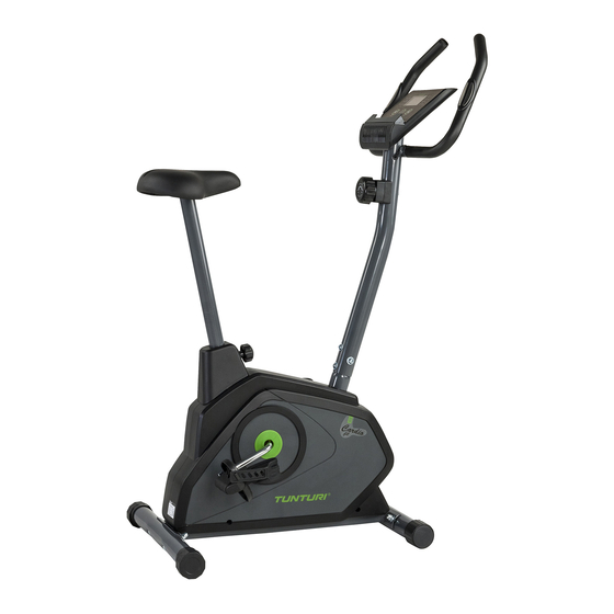 Tunturi Cardio Fit Bike B30 Mode D'emploi