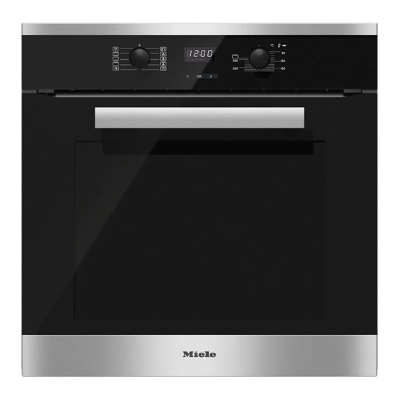 Miele H2561BP Notice D'utilisation Et De Montage