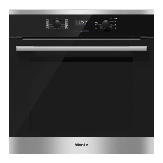 Miele H2561BP Mode D'emploi Et Instructions De Montage