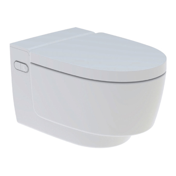 Geberit Aquaclean Mera Comfort WC Manuels