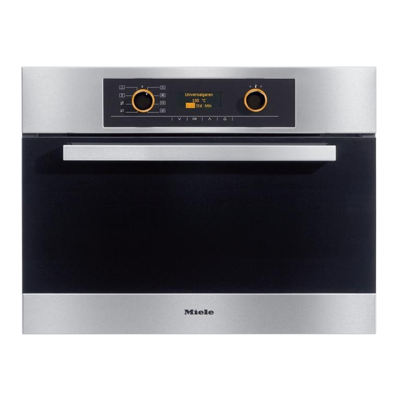 Miele DG 5060 Manuels