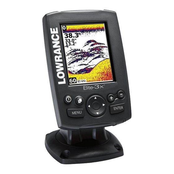 Navico Lowrance Elite-3x Manuel D'utilisation