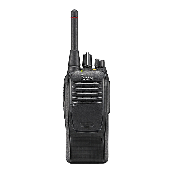 Icom IC-F29DR3 Notice De Base