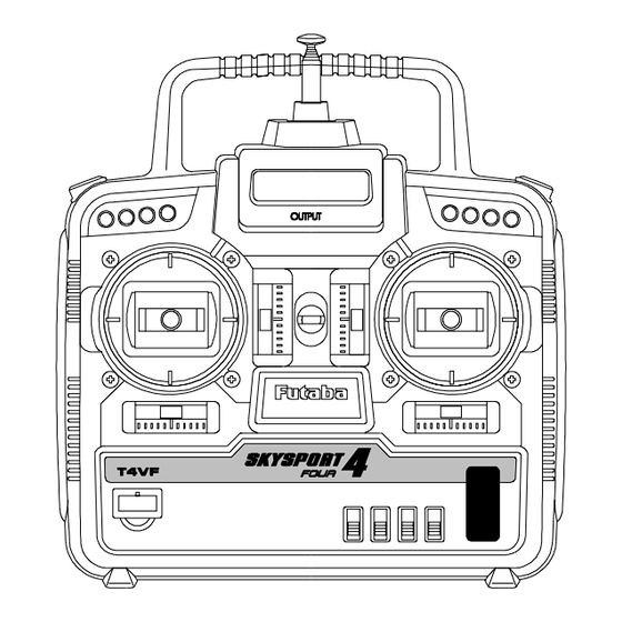 FUTABA SKYSPORT 4 Manuel D'utilisation