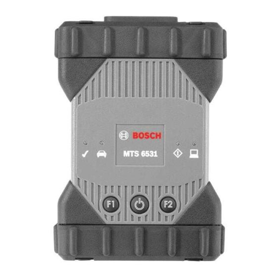 Bosch MTS 6531 Manuels