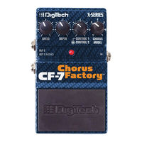 Digitech Chorus Factory CF-7 Guide D'utilisation