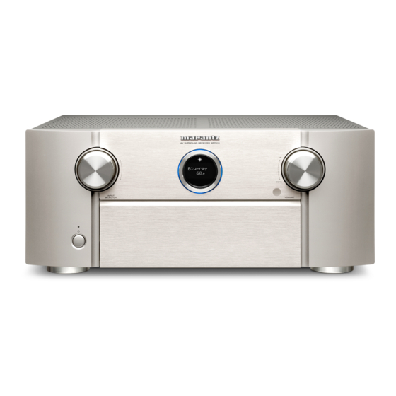 Marantz SR7013 Manuel De L'utilisateur