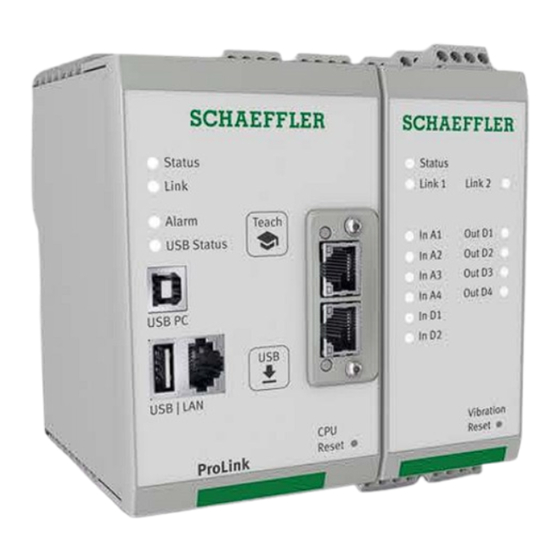 Schaeffler ProLink CMS Manuel D'utilisation