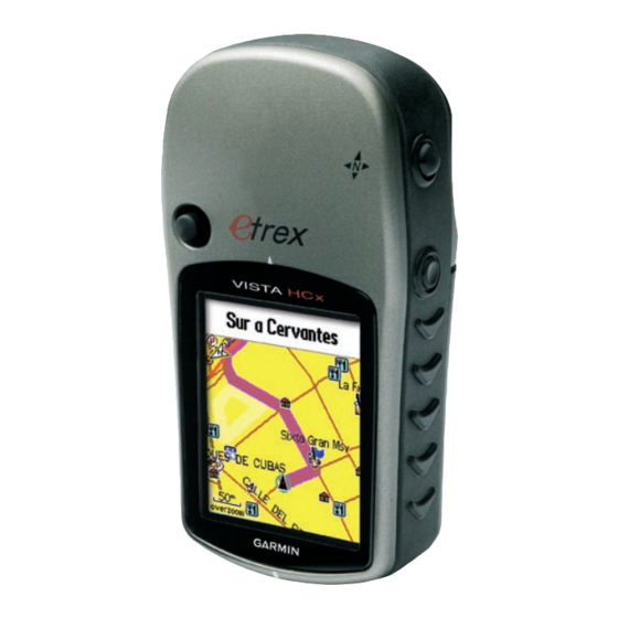 Garmin eTrex HC Série Manuel D'utilisation