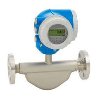 Endress+Hauser HART Proline Promass E 300 Manuel De Mise En Service