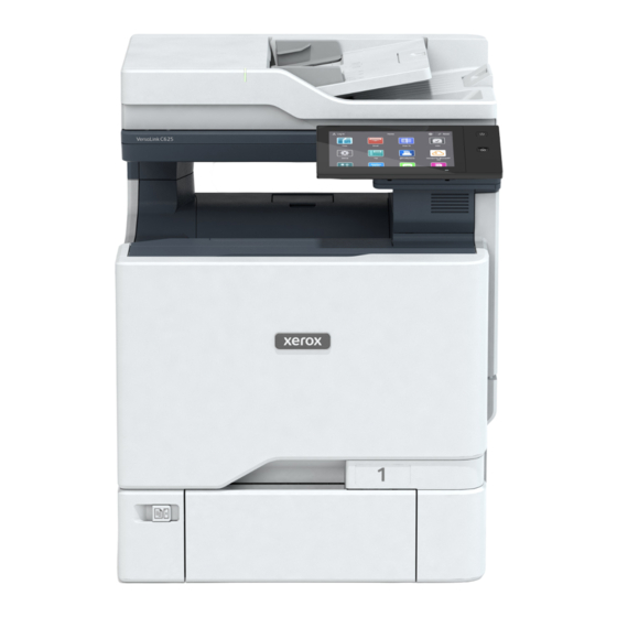 Xerox VersaLink C625 Guide De L'administrateur