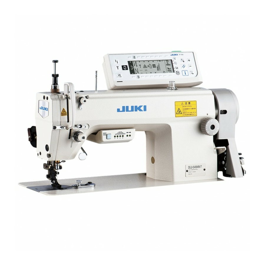 JUKI DLU-5490N-7 Manuel D'utilisation