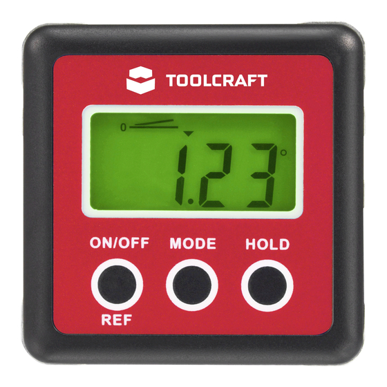 TOOLCRAFT 1662855 Mode D'emploi