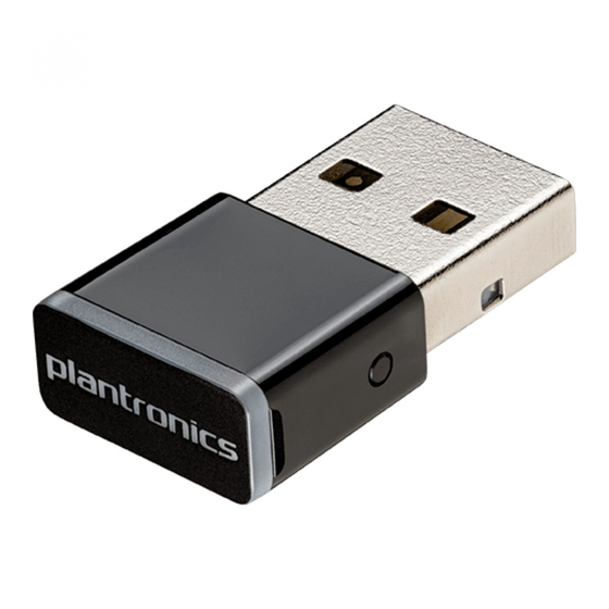Poly BT600 Guide D'utilisation