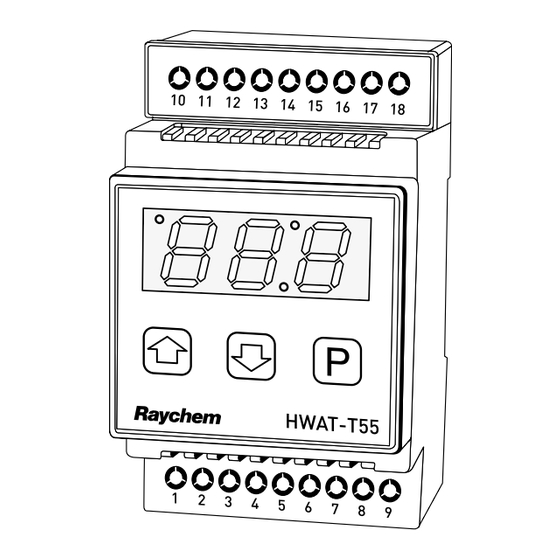 nvent Systectherm HWAT-T55 Manuel D'utilisation