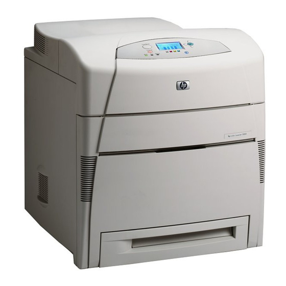 HP Color LaserJet 5550 Utilisation