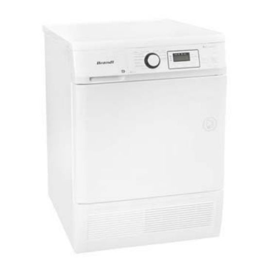 Brandt EFE 9731 F Guide D'installation & D'utilisation