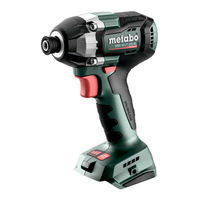 Metabo SSD 18 LT 200 BL Notice Originale