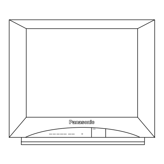 Panasonic CT-20SL13 Manuel D'utilisation