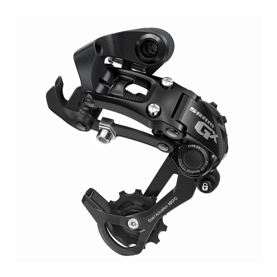 SRAM 2x MTB Derailleurs Manuel D'entretien