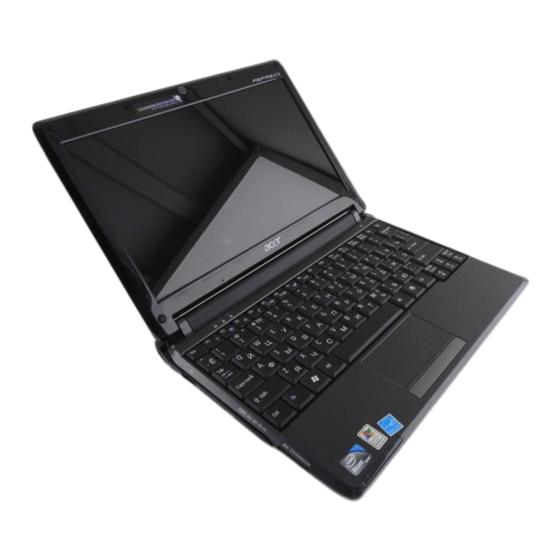 Acer Aspire One ZG8 Guide Rapide