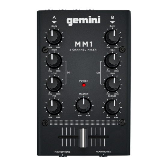 Gemini MM1 Guide De Démarrage