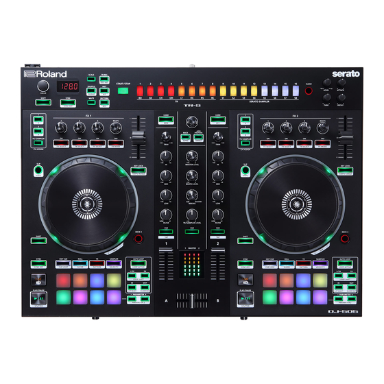 Roland DJ-505 Mode D'emploi