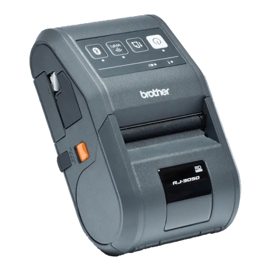 Brother RJ-3050 Guide De L'utilisateur